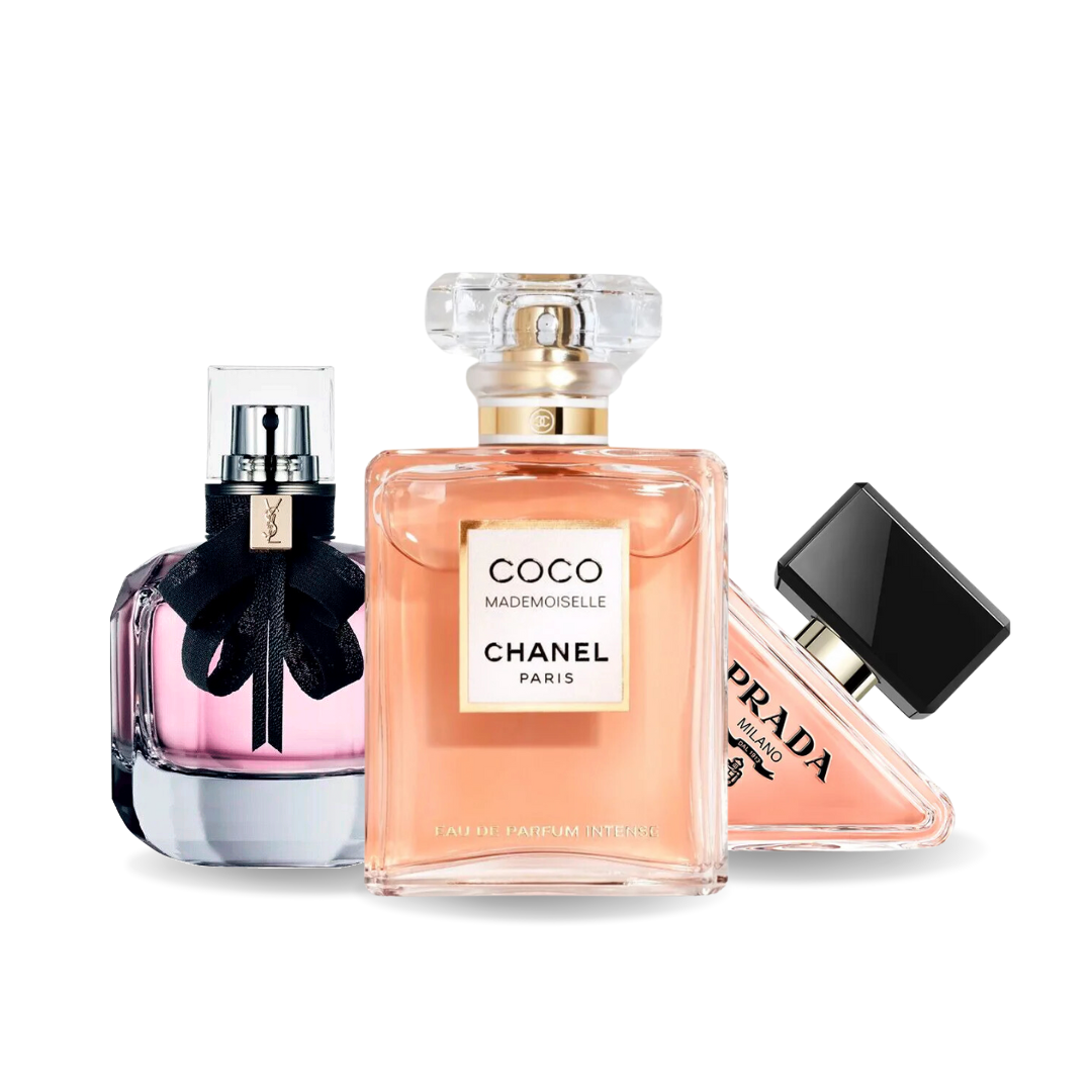 Set di 3 Profumi Paradoxe, Coco mademoiselle e Mon paris 100ml